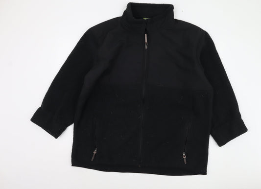 Brasher Men's Black 3XL Fleece Walking Jacket