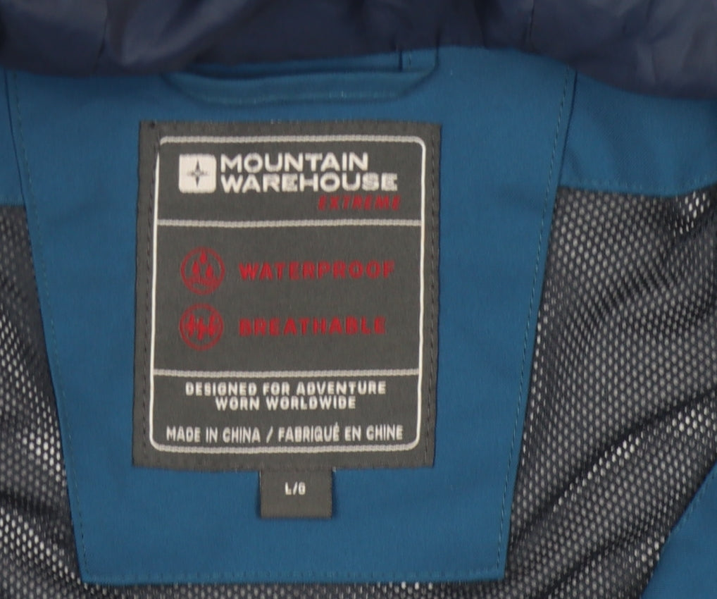 Mountain Warehouse Men's Blue Waterproof Jacket L