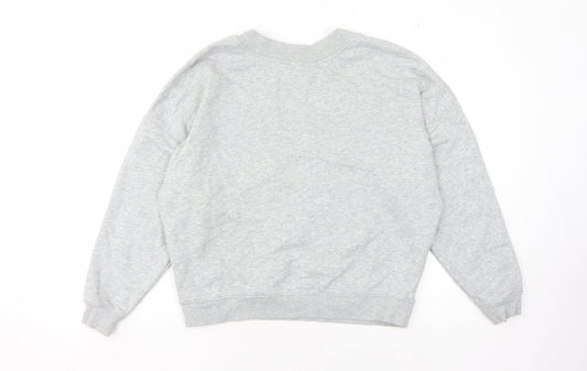 Calvin Klein Women's Grey Sweatshirt XS - Logo Pullover