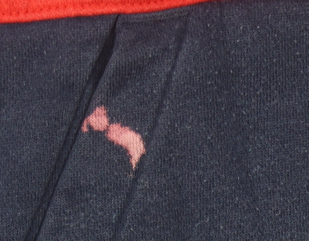 Nike Men's Red, Grey & Blue Pullover Hoodie M