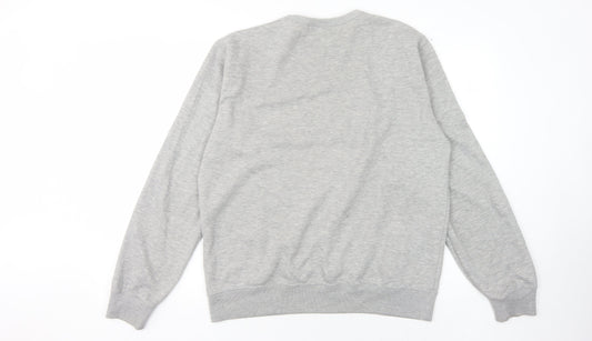 Champion Grey Unisex Pullover Sweatshirt XL