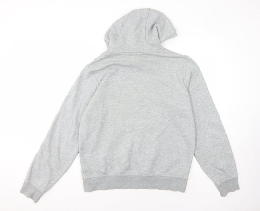 Nike Men's Grey Pullover Hoodie - Size M