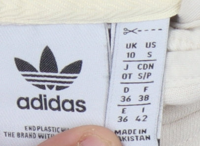Adidas Unisex Ivory Pullover Hoodie Small