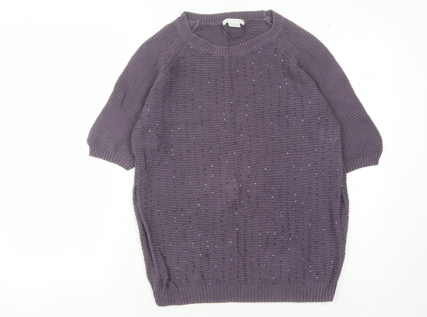 Mamas & Papas Women’s Purple Knit Pullover Jumper - Size 8