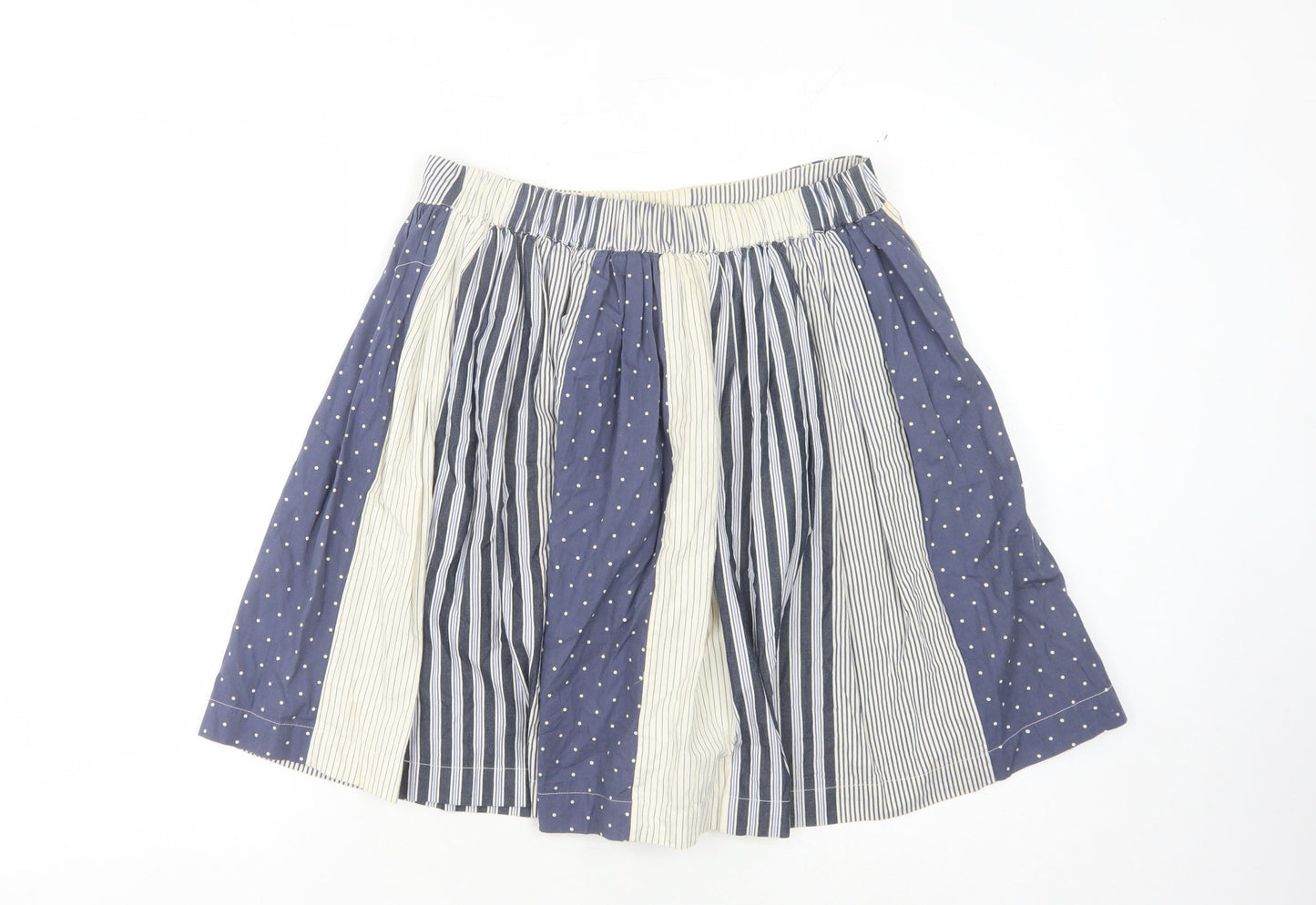 Boden Women's Blue Multi A-Line Skirt, Size 12