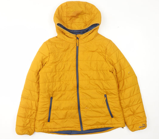 Peter Storm Women's Yellow Puffer Jacket Size 14