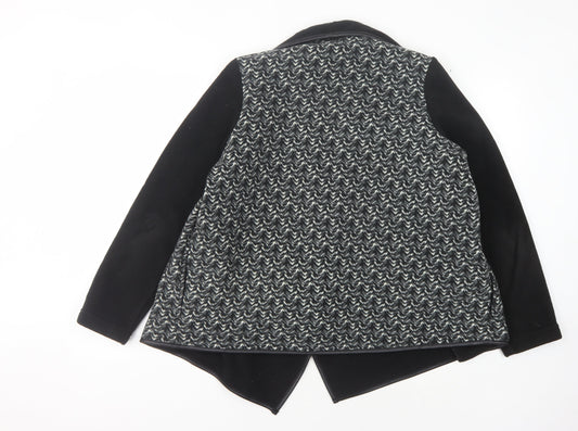 Barrage Women's Black Open Coat Size S