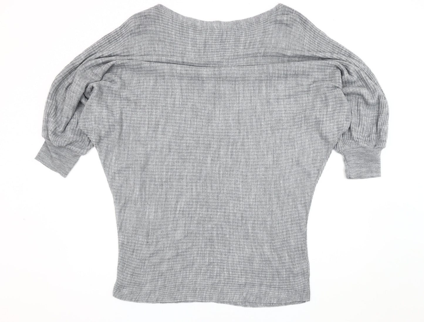 Friends Like These Grey Women's Jumper UK 14 Boat Neck