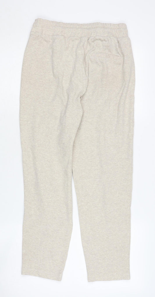 MNG Women's Beige Jogger Trousers Size S Casual