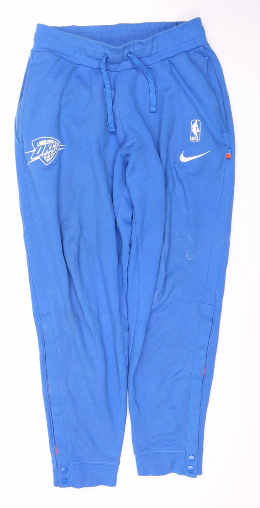 Nike Blue Track Pants, Medium, Unisex, Sportswear
