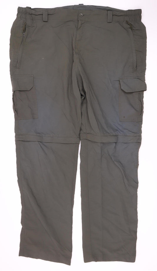 Mountain Warehouse Men's Green Cargo Trousers 42