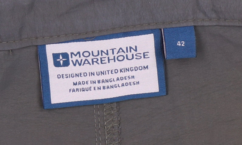 Mountain Warehouse Men's Green Cargo Trousers 42