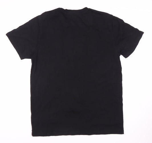 Xbox Black Men's T-Shirt M Graphic Logo Short Sleeve