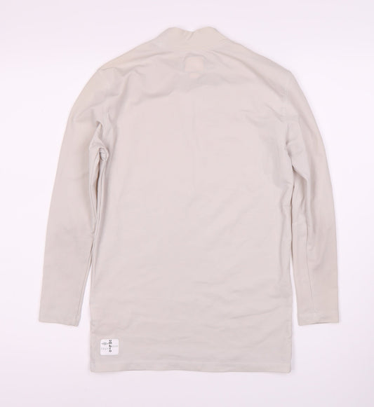Umbro Women's Beige Long Sleeve Activewear Top L