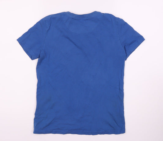 Henri Lloyd Boys Blue Graphic Print T-Shirt, Size 12-13 Years