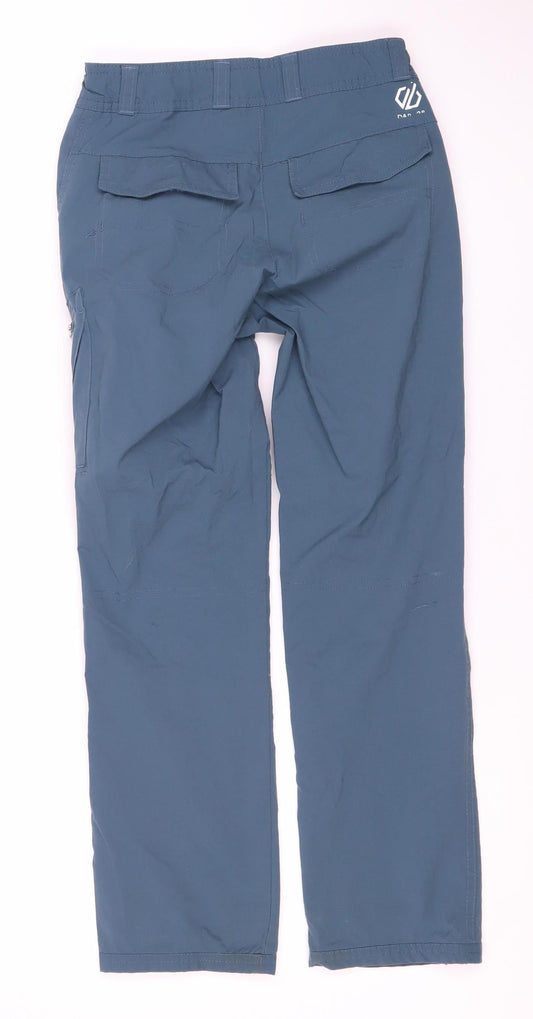 Dare2B Boys Blue Cargo Trousers 9-10 Years Adjustable Waist