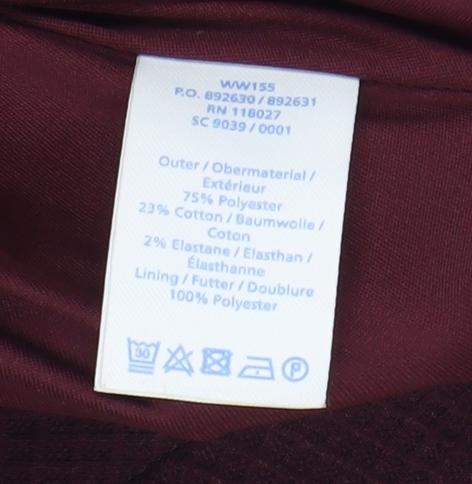 Boden Women's Red Sheath Dress Size 10 Formal Knit