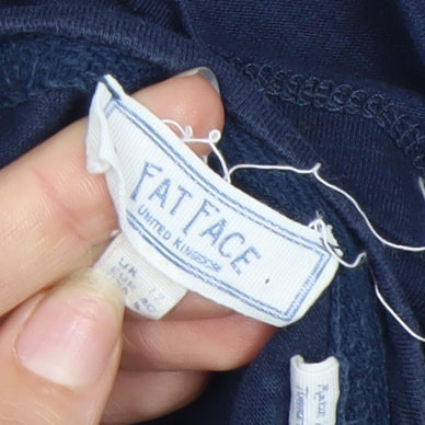 Fat Face Women's Blue M T-Shirt, Star Accents, Casual Wear