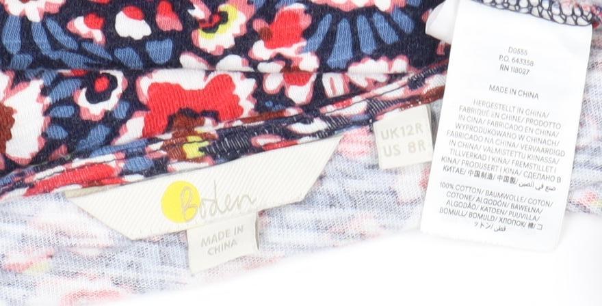 Boden Women's Multicoloured Floral Pencil Dress Size 8
