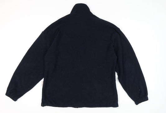 Protal Men's Blue Fleece Jacket L Full Zip