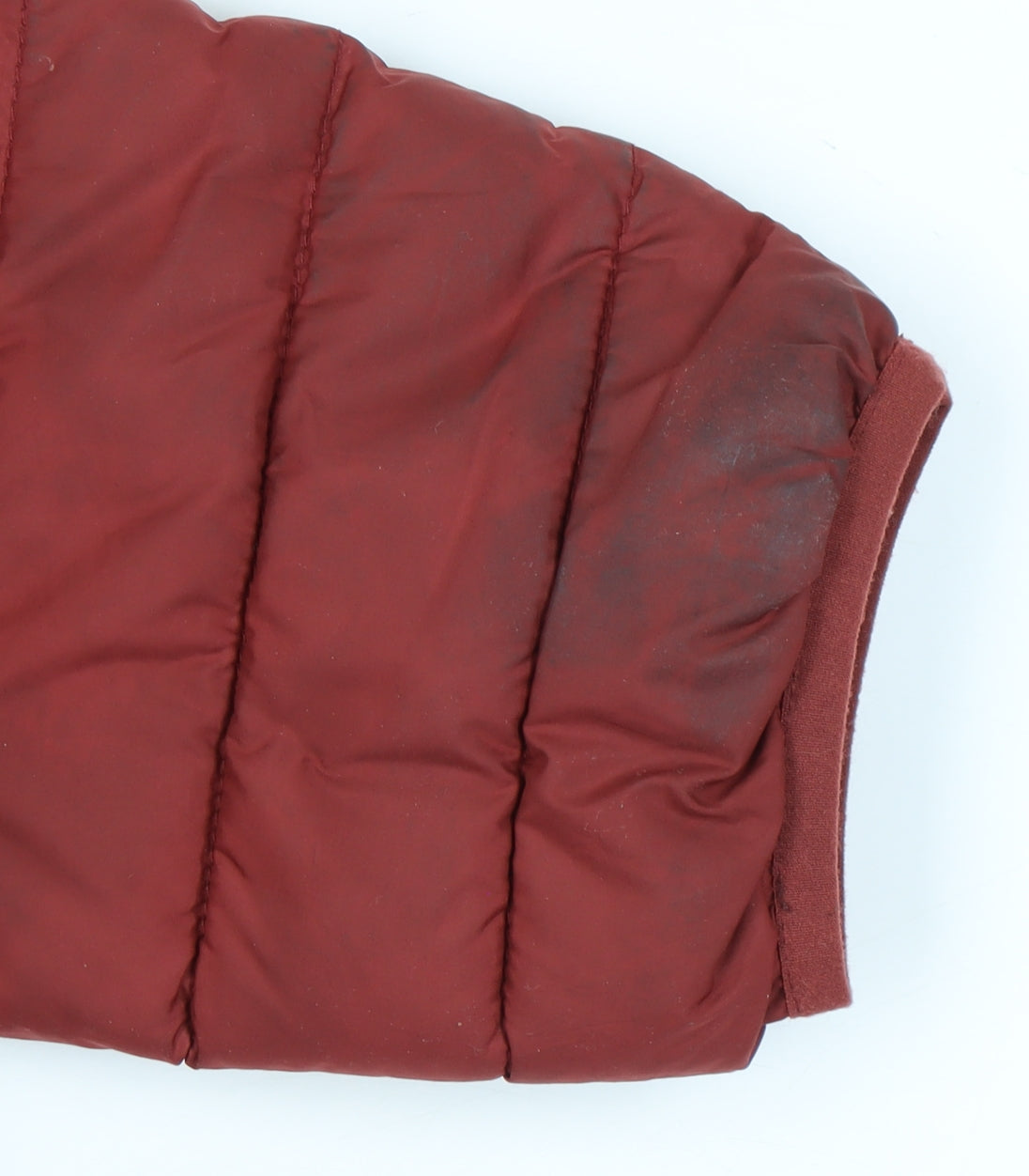 Jack & Jones Men's XL Red Puffer Jacket - Hooded Casual