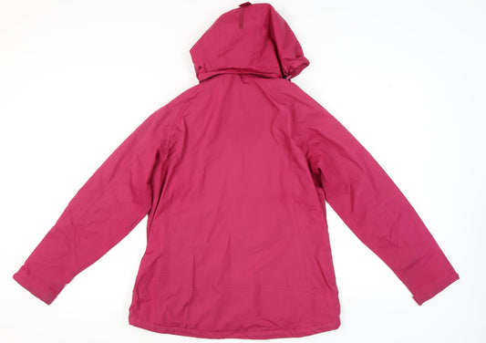 Trespass Women's Pink Rain Jacket L - Waterproof, Breathable