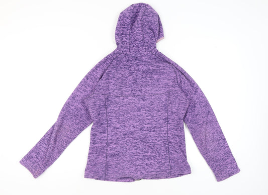 The North Face Women's Purple Basic Hooded Jacket M