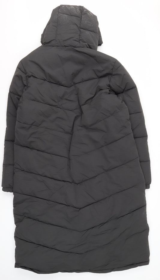 TOG24 Men's Black Puffer Jacket M Hooded