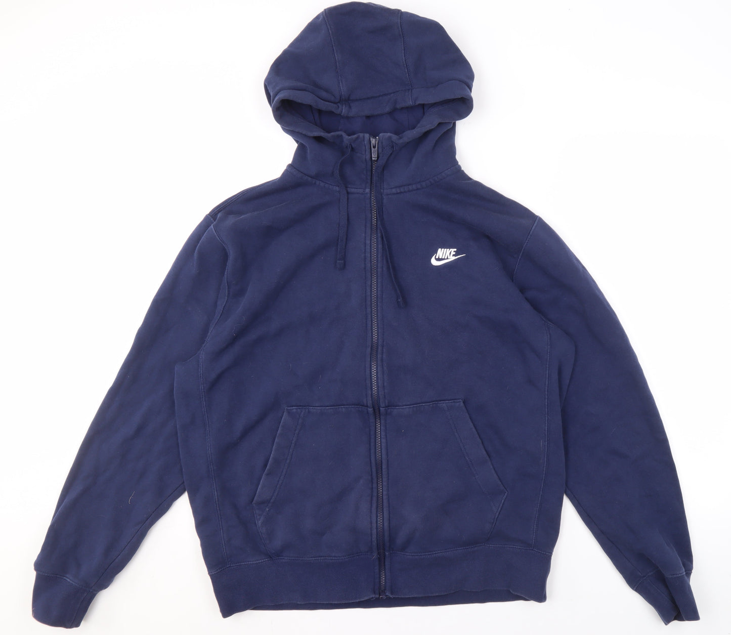 Nike Men's Blue Full Zip Hoodie L Size