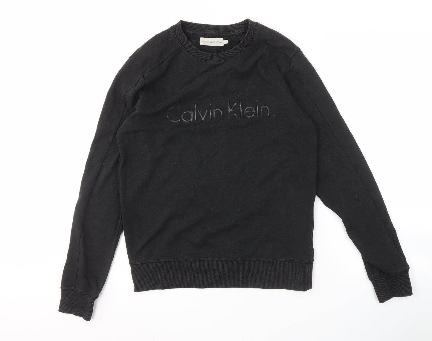 Calvin Klein Men's Black Pullover Sweatshirt Small