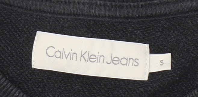 Calvin Klein Men's Black Pullover Sweatshirt Small