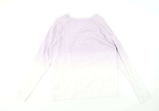FatFace Women's Purple Ombre Sweatshirt Size 8