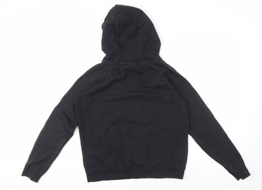 Nike Men's Black Pullover Hoodie, Size S, Logo Accent