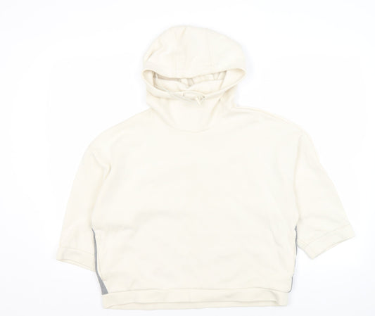 Puma Women's Ivory Hoodie Size 12 Comfortable Knit