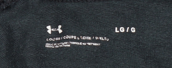 Under Armour Unisex Black Hoodie Large, Gym Training