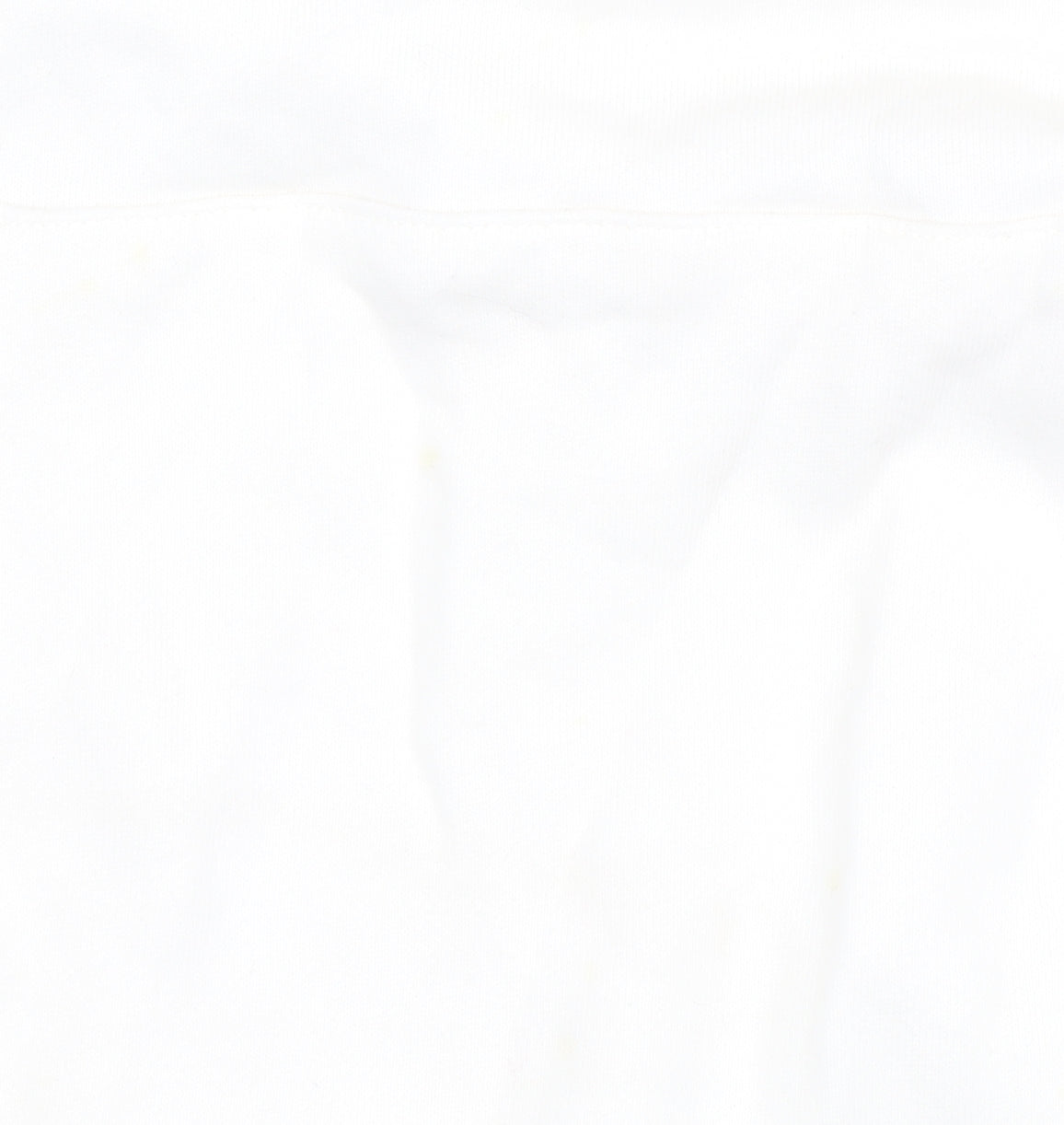 Champion Unisex White Hoodie M - Logo, Casual, Fleece