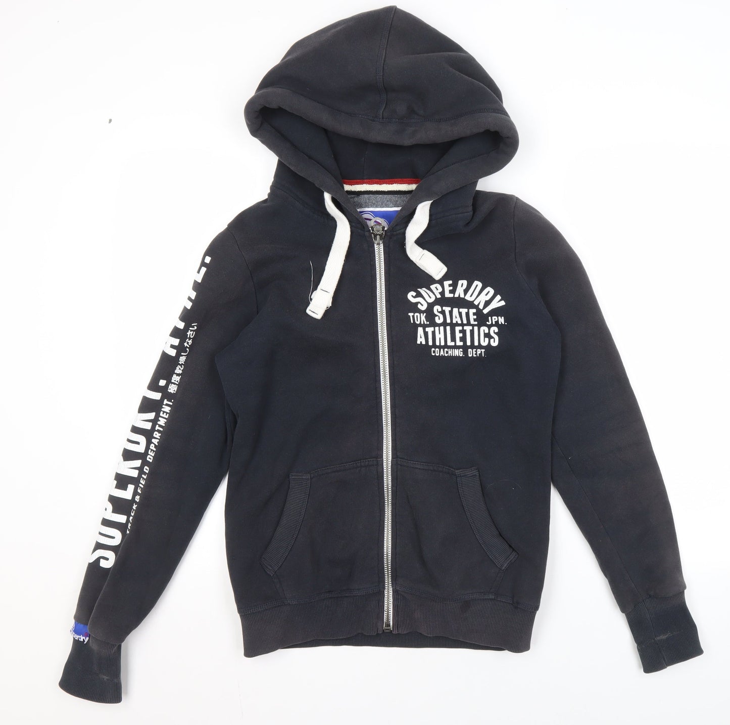 Superdry Men's Black Medium Full Zip Hoodie