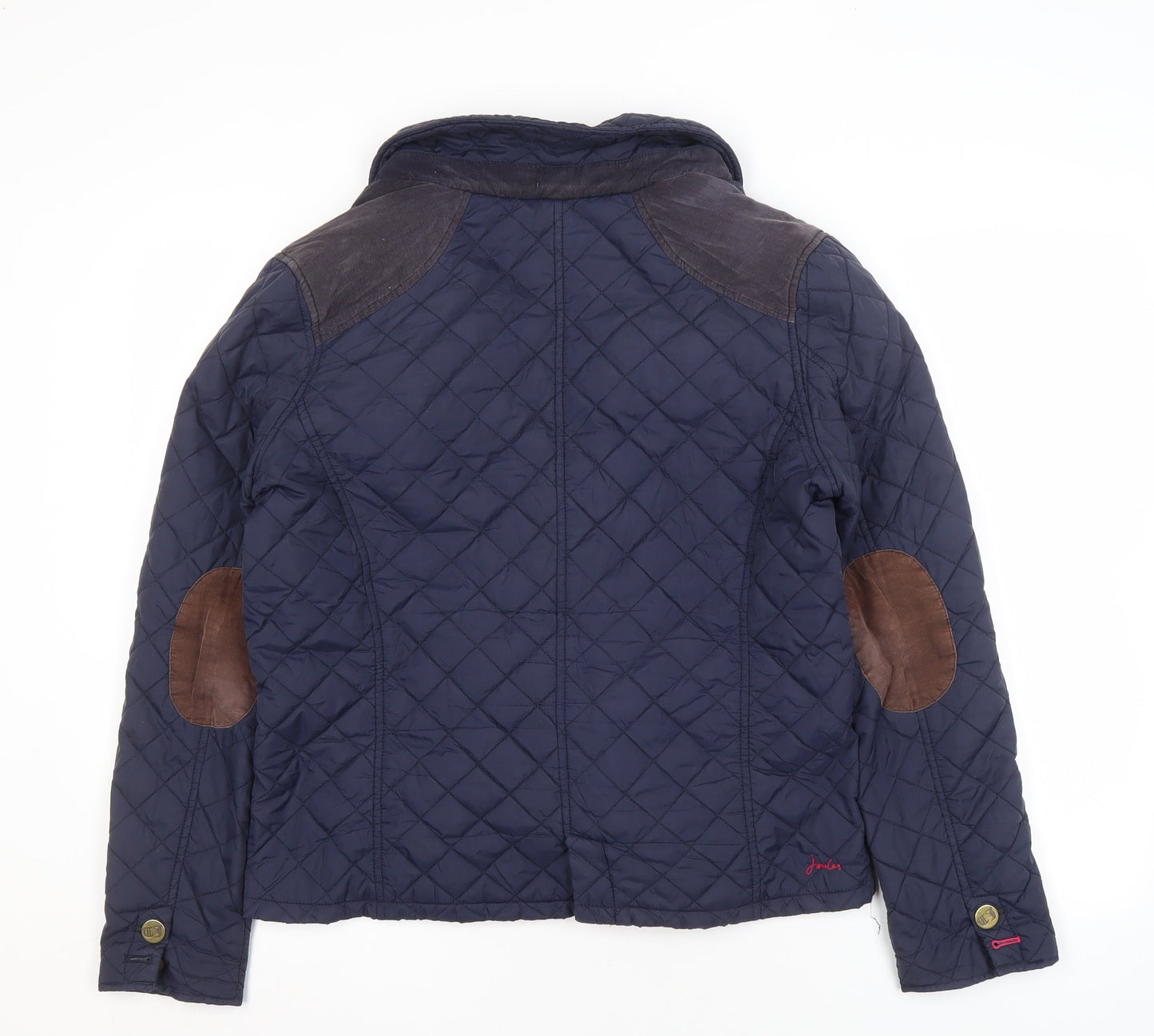 Joules Women's Blue Quilted Jacket XL Casual