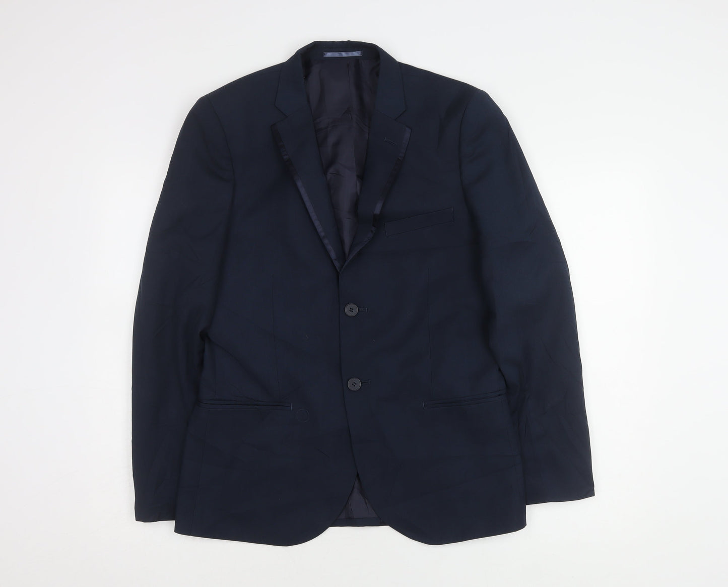 FCUK Men's Blue Blazer, Size 38, Formal Wear