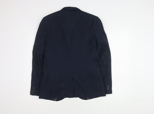 FCUK Men's Blue Blazer, Size 38, Formal Wear