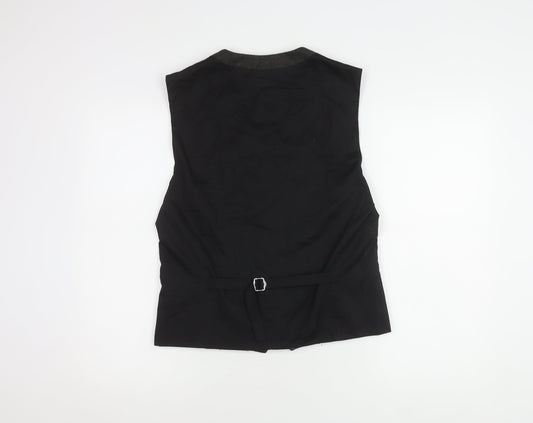 Next Men's Grey Wool Waistcoat Size 38R Regular Fit