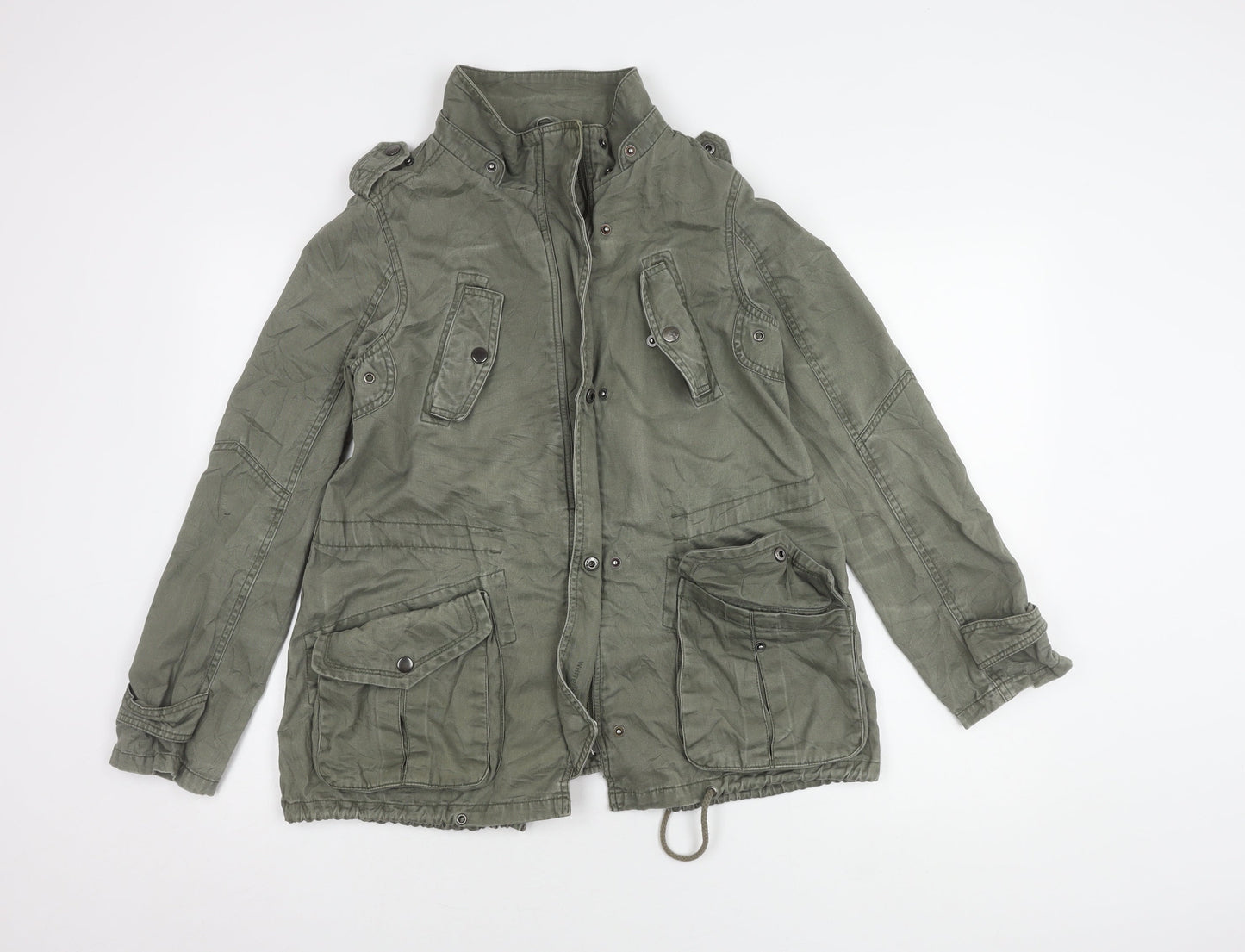 White Stuff Women's Green Military Jacket Size 8