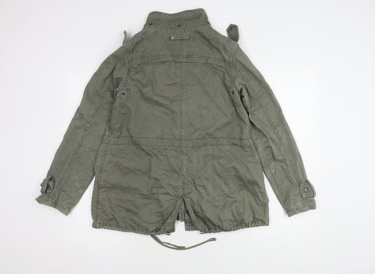 White Stuff Women's Green Military Jacket Size 8