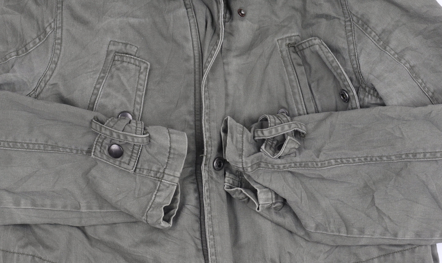 White Stuff Women's Green Military Jacket Size 8
