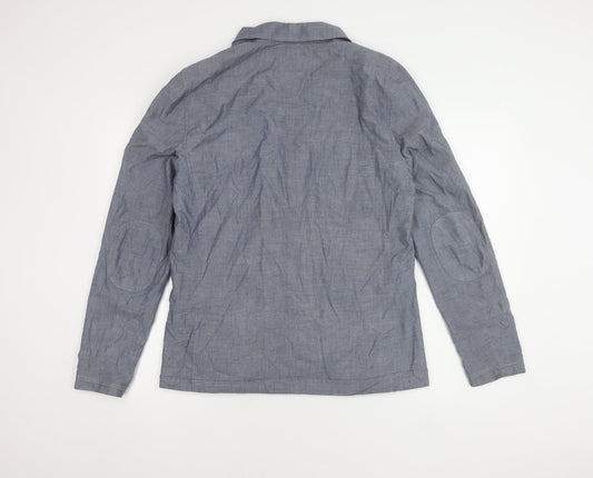 The True Heritage Men's Blue Blazer, L, Notch Lapel