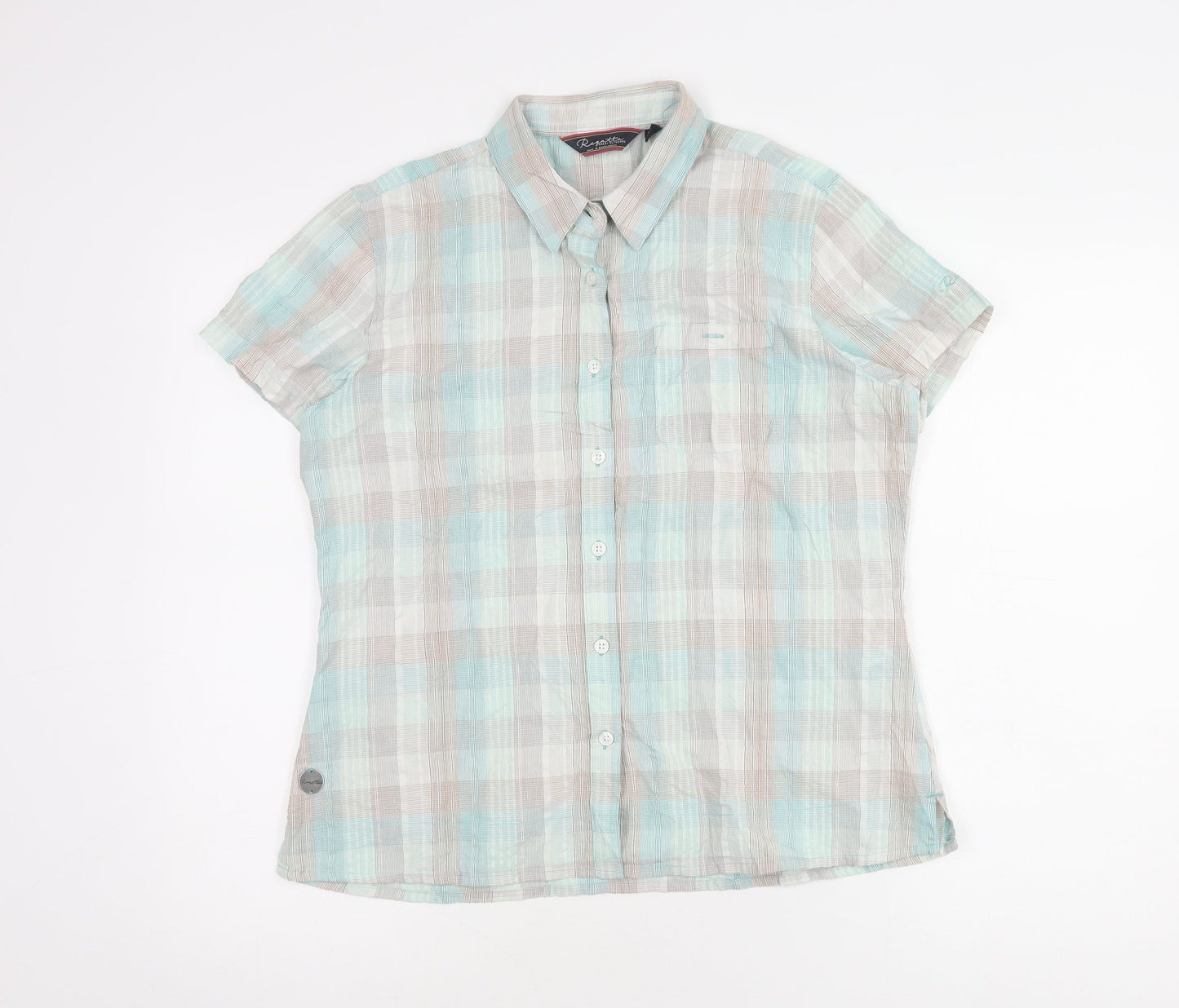 Regatta Women's Multicoloured Plaid Button-Up Shirt