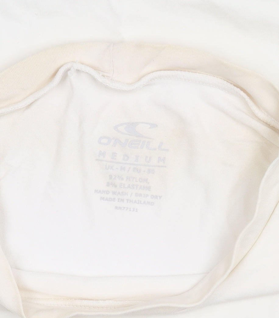 O'Neill Men's White M Rash Guard Nylon Swimwear