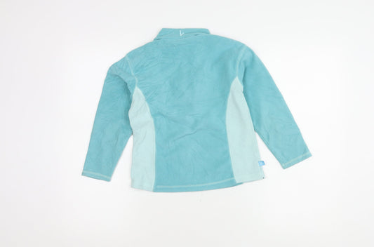 Mountain Life Boys Blue Fleece 1/4 Zip Jacket, 7-8 Years