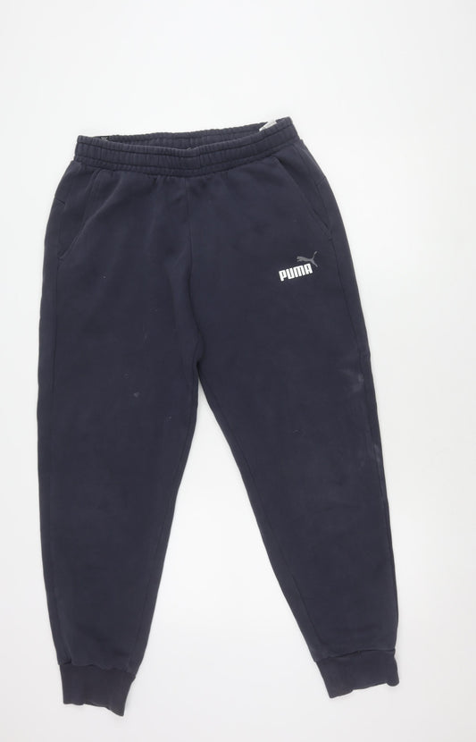 Puma Men's Black Jogger Trousers - L, Activewear