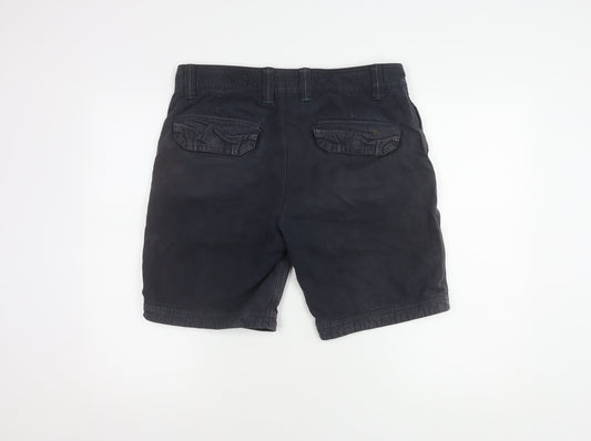 Fat Face Men's Black Chino Shorts, Size L, Casual